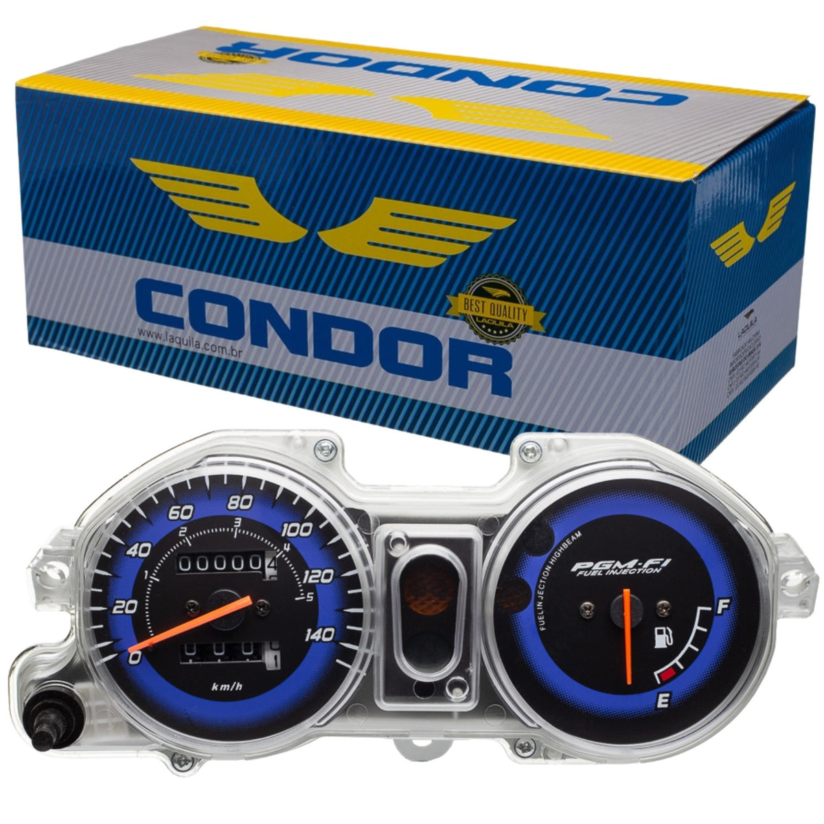 PAINEL COMPLETO VELOCIMETRO HONDA CG 150 ESD 2009 2010 AZUL