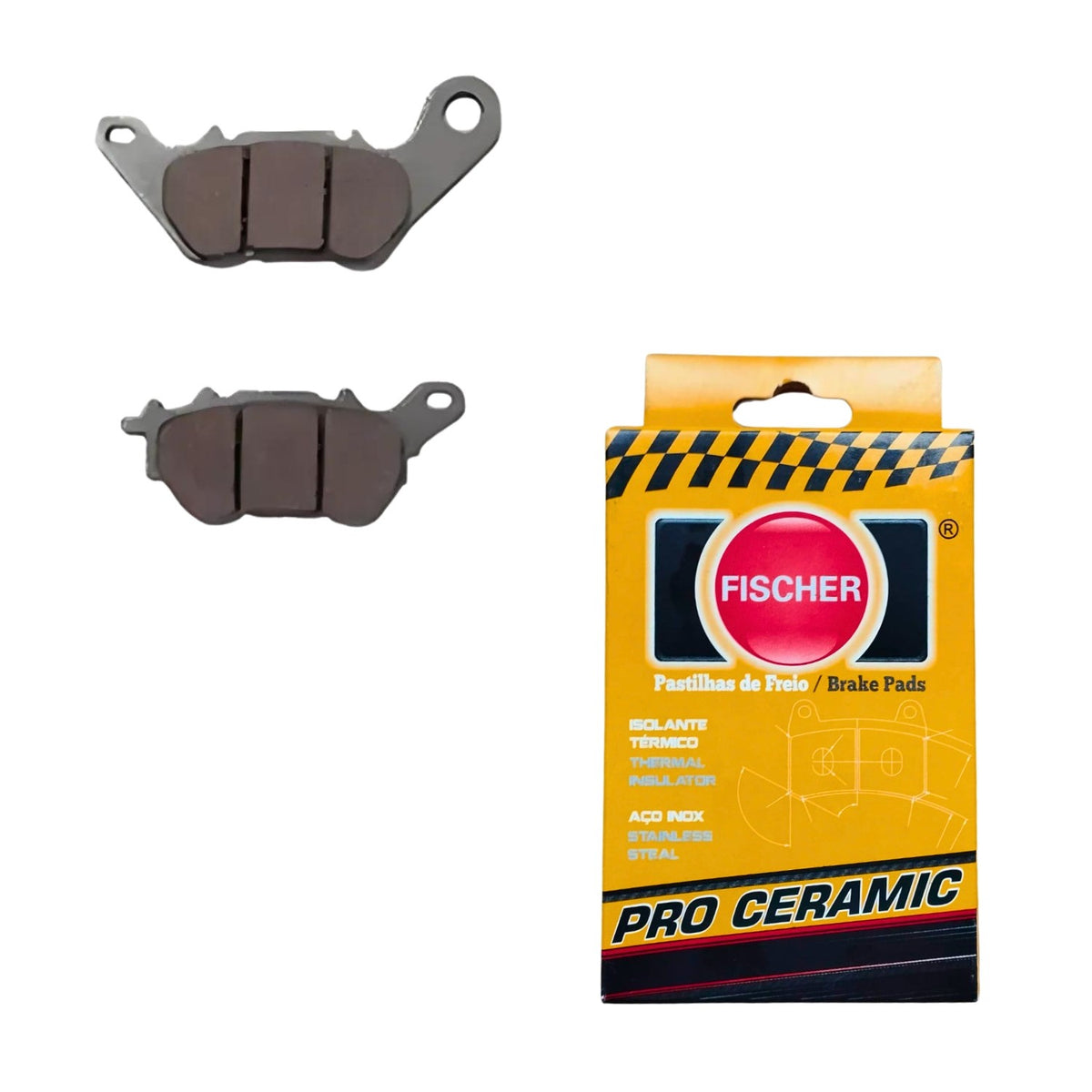 PASTILHA DE FREIO TRASEIRA FISCHER PRO CERAMIC MT03 YZF R3 2016-2024