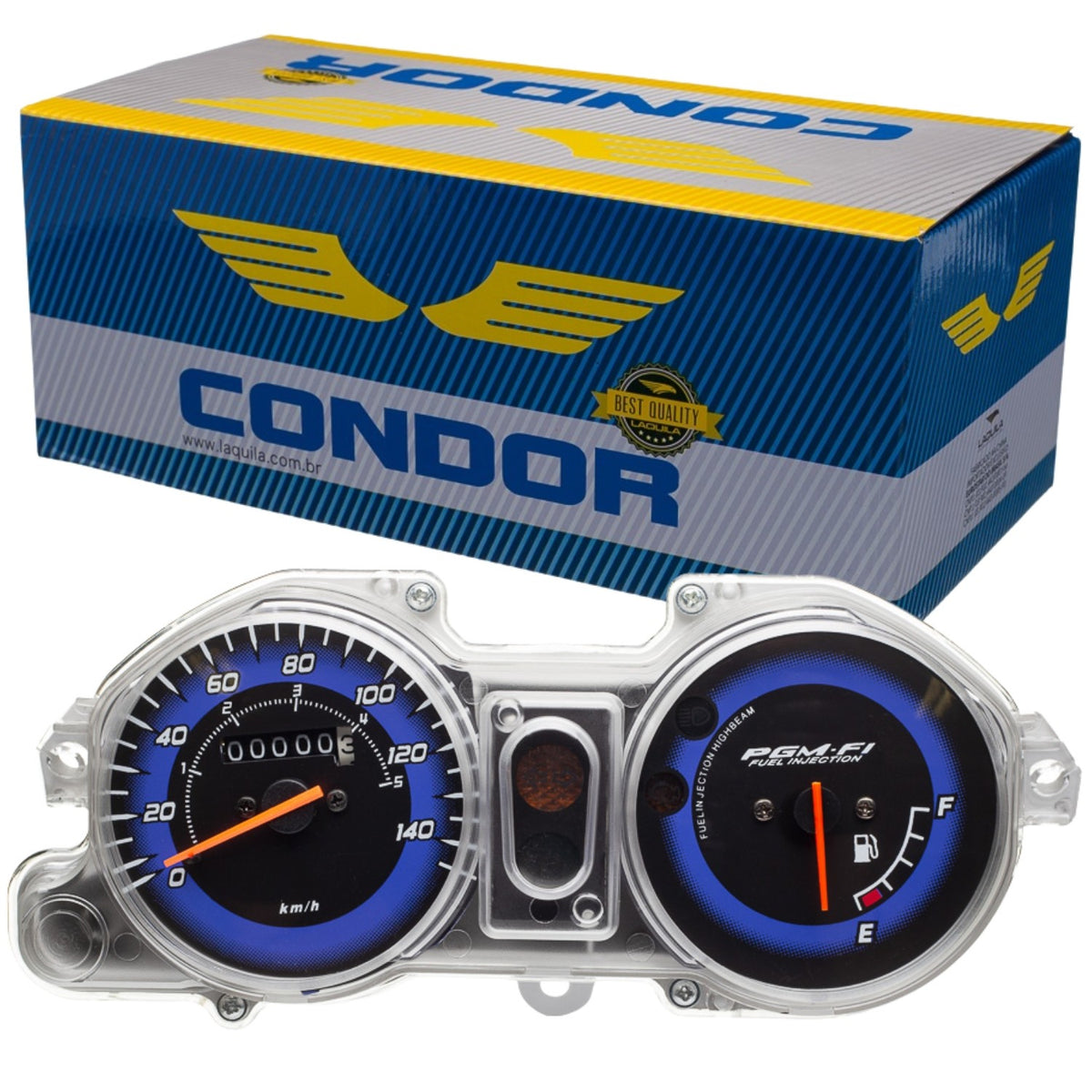 PAINEL COMPLETO VELOCIMETRO HONDA CG 150 KS 2009 2010 AZUL