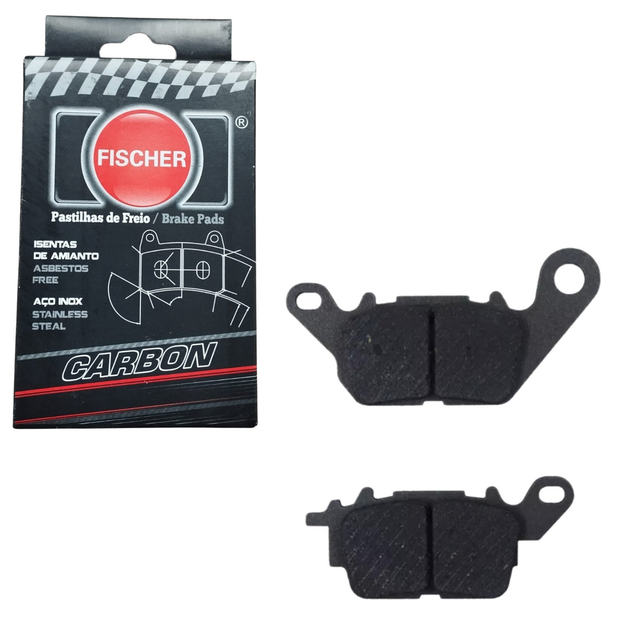 PASTILHA DE FREIO DIANTEIRA FISCHER CARBON NMAX 160 ABS 2016-2025