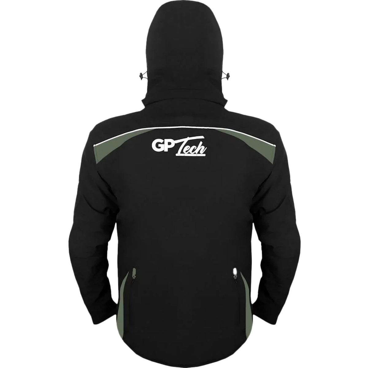 Jaqueta de motoqueiro GP Tech Soft Casual Resistente a agua Preto Cinza