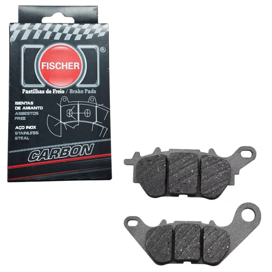 PASTILHA DE FREIO TRASEIRA FISCHER CARBON MT03 YZF R3 2016-2025