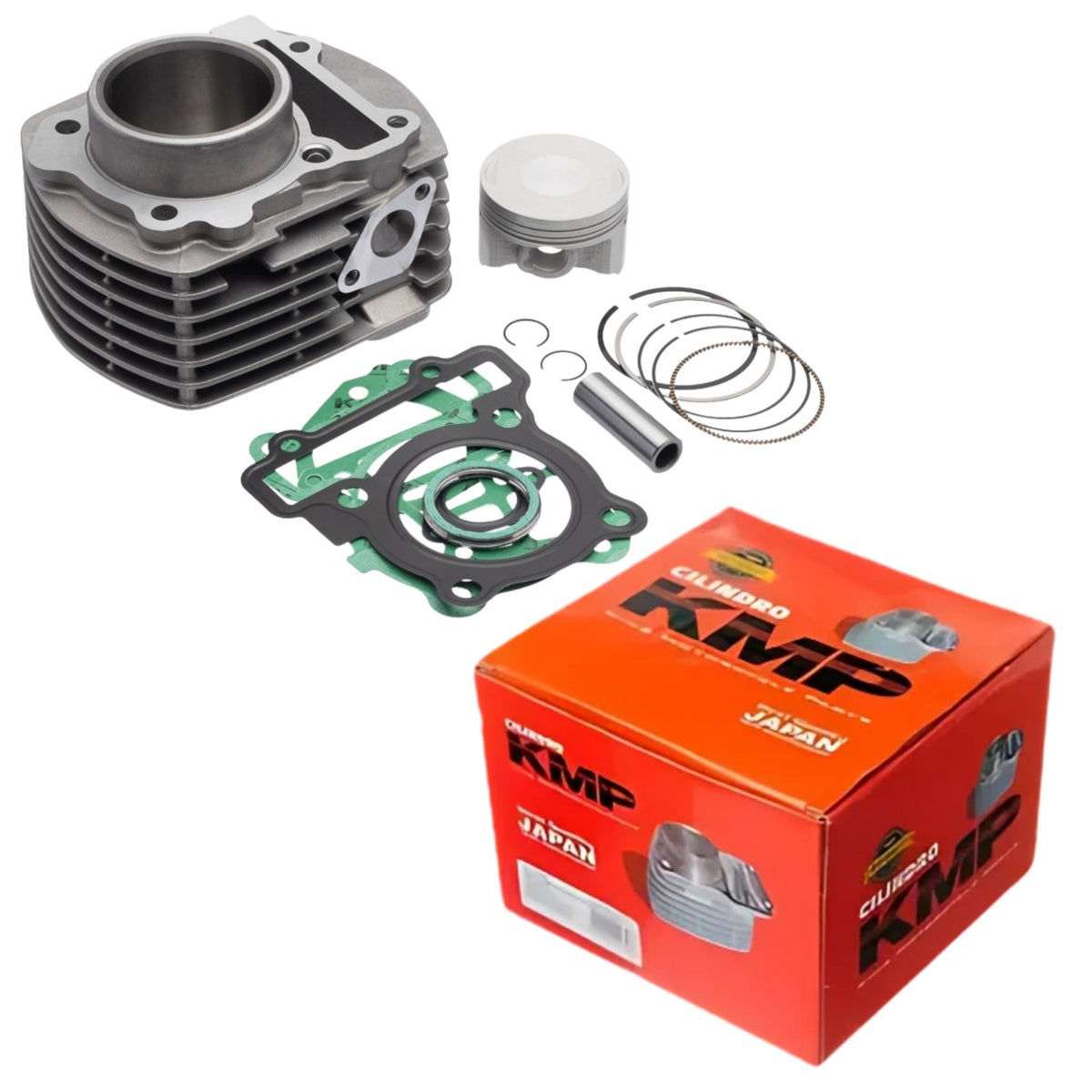 KIT PREMIUM CILINDRO PISTÃO KMP YAMAHA YBR XTZ 125