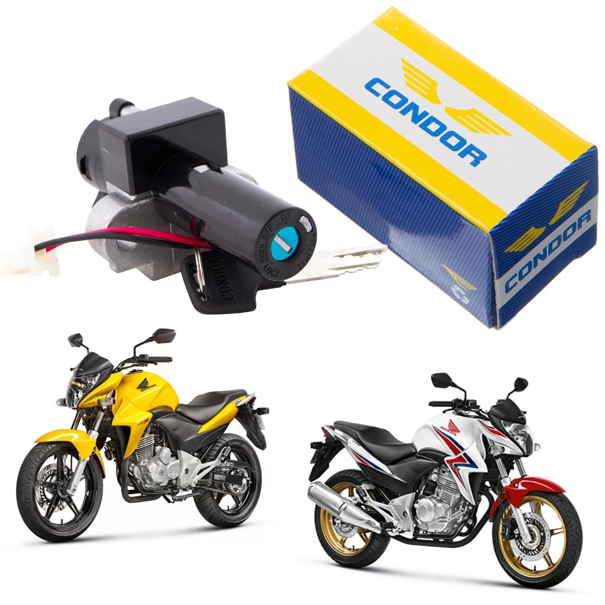 CHAVE IGNIÇÃO HONDA CB300R 2009-2015