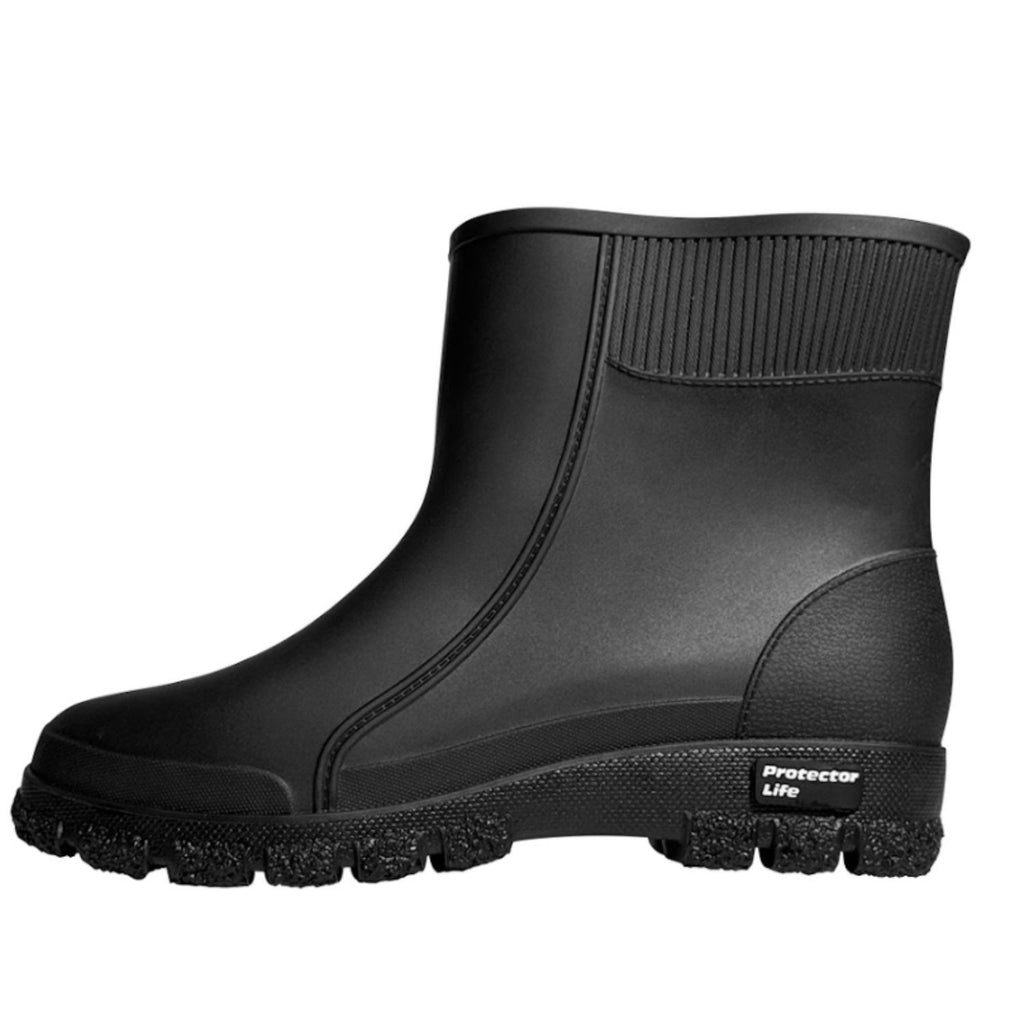 Bota de Chuva Protector Life Cano Medio Preto