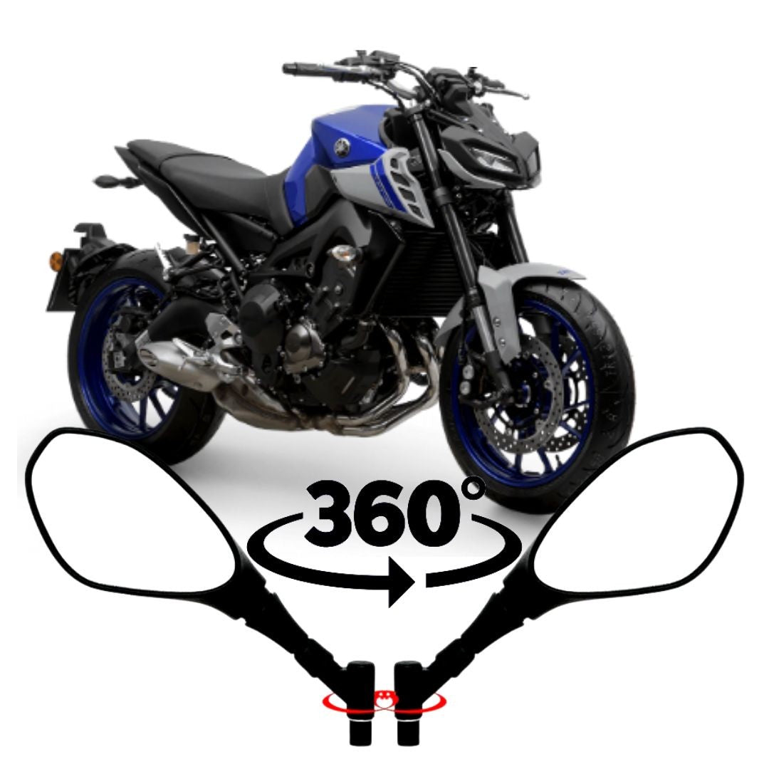 RETROVISOR GVS C/GIRO 360 BMW / F800 / MT09 / XT660  2005-2019