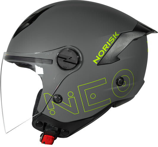 Capacete Norisk Neo Monocolor Matte Cinza