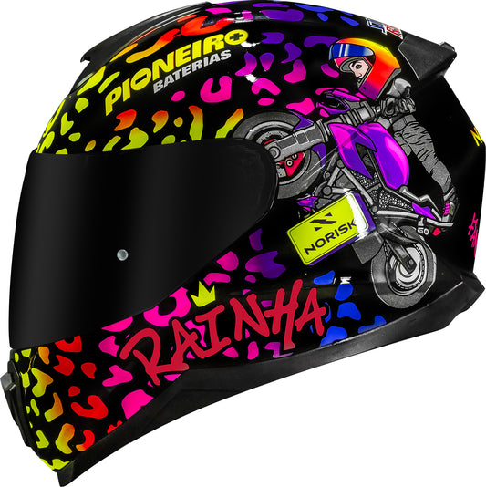 Capacete Norisk Razor Fany Whelling Réplica