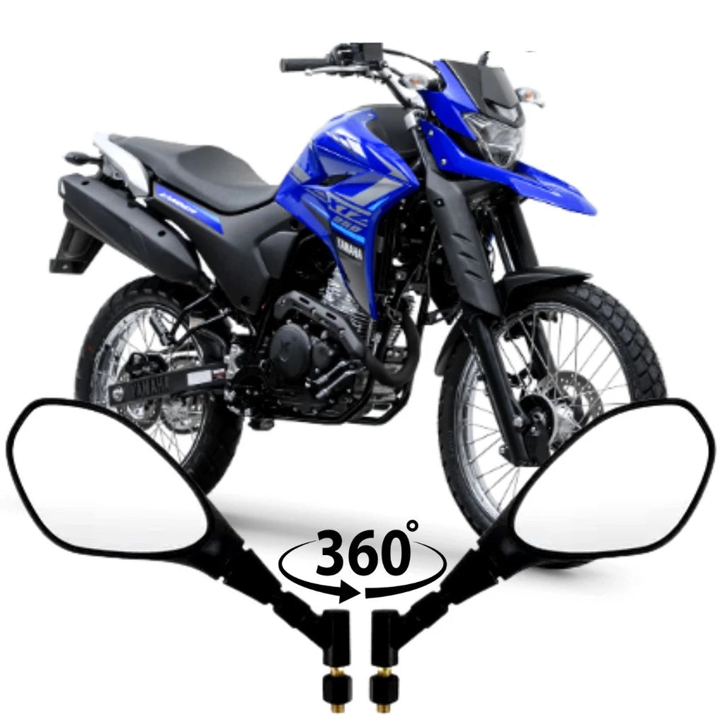 RETROVISOR GVS C/ GIRO 360 LENTE CONVEXA XTZ LANDER 250 2019-2024
