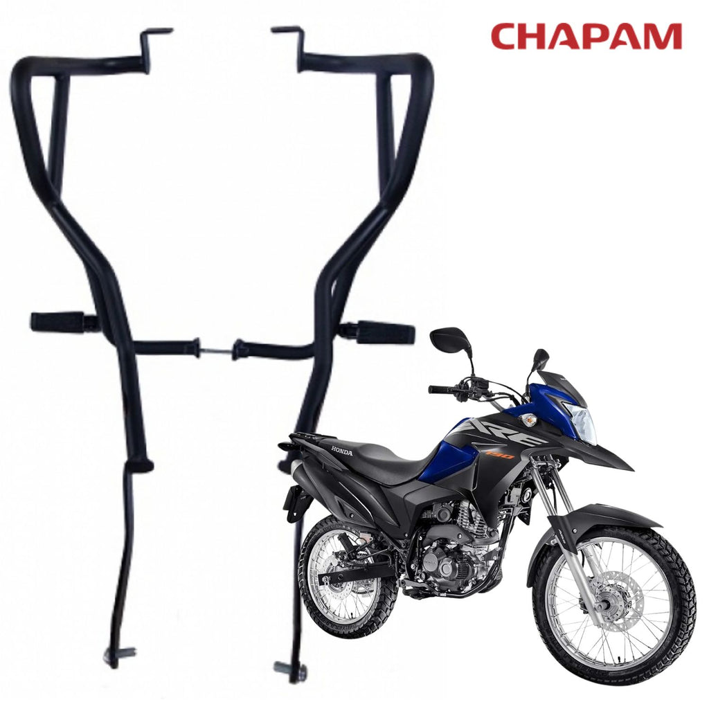 Protetor Motor Carenagem Honda XRE 190 2016 A 2024 Com Pedaleira