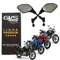 RETROVISOR GVS C/ GIRO 360 LENTE CONVEXA FACTOR 125 / FACTOR 150