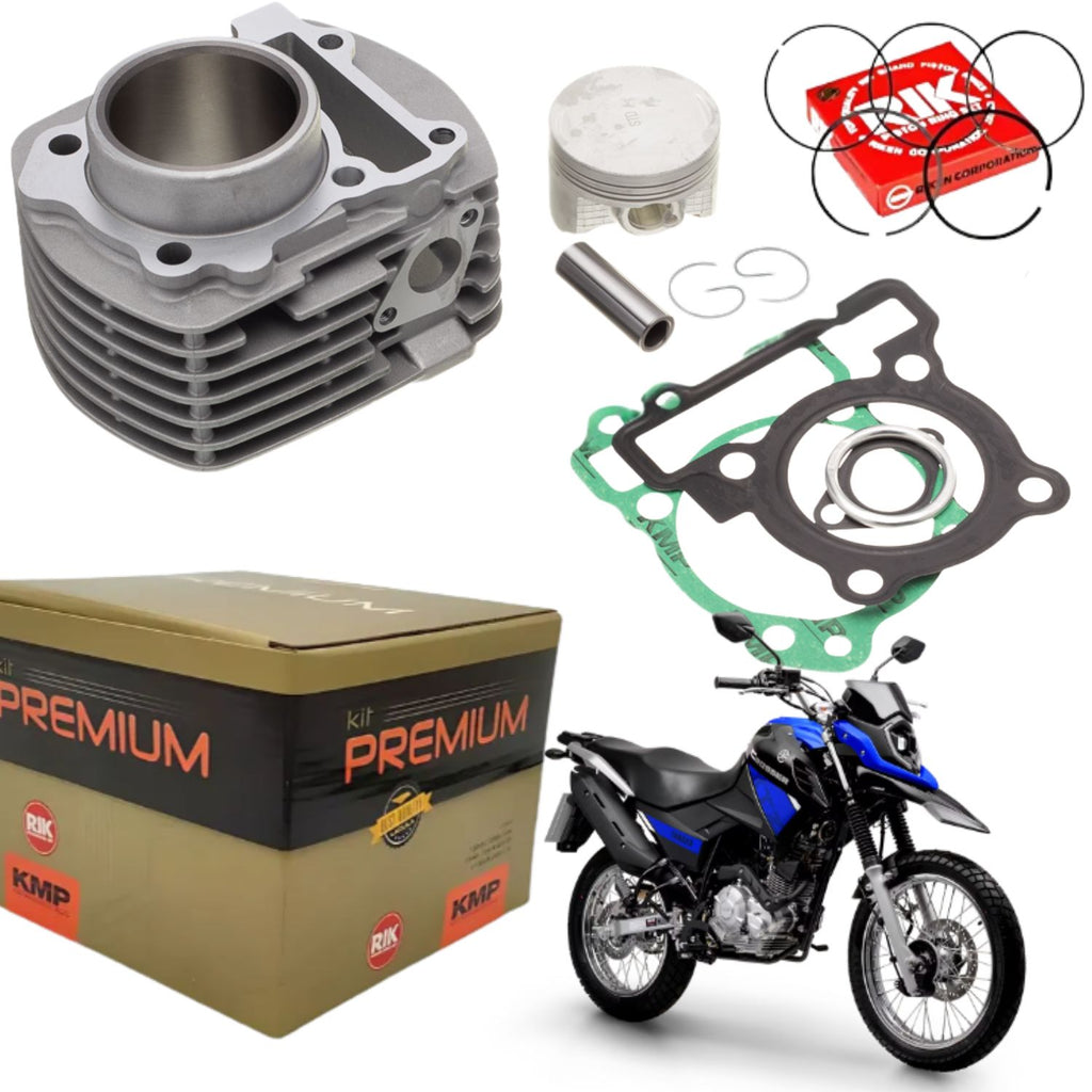KIT COM CILINDRO PISTAO KMP YS FAZER 150