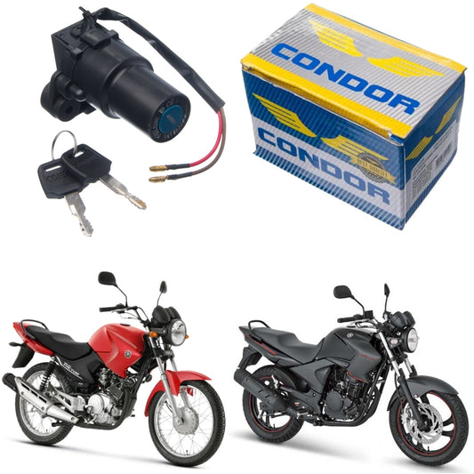 CHAVE IGNIÇÃO FACTOR 125 2006 2007 / YS250 FAZER 2006