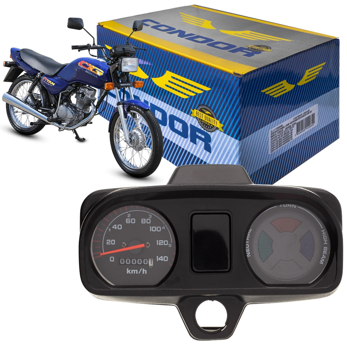 PAINEL COMPLETO VELOCIMETRO HONDA CG 125 1989-1993