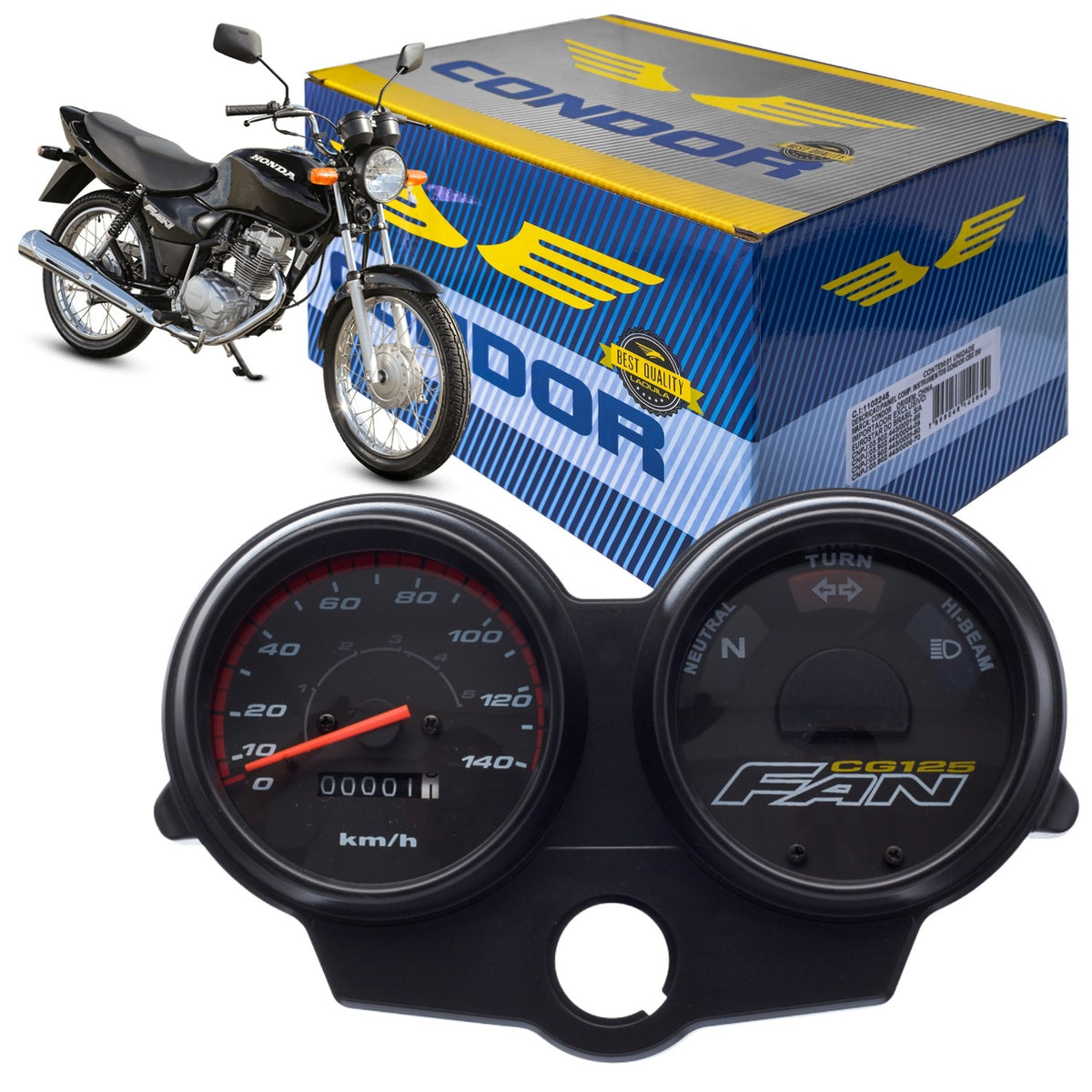 PAINEL COMPLETO VELOCIMETRO HONDA CG 125 2005-2008