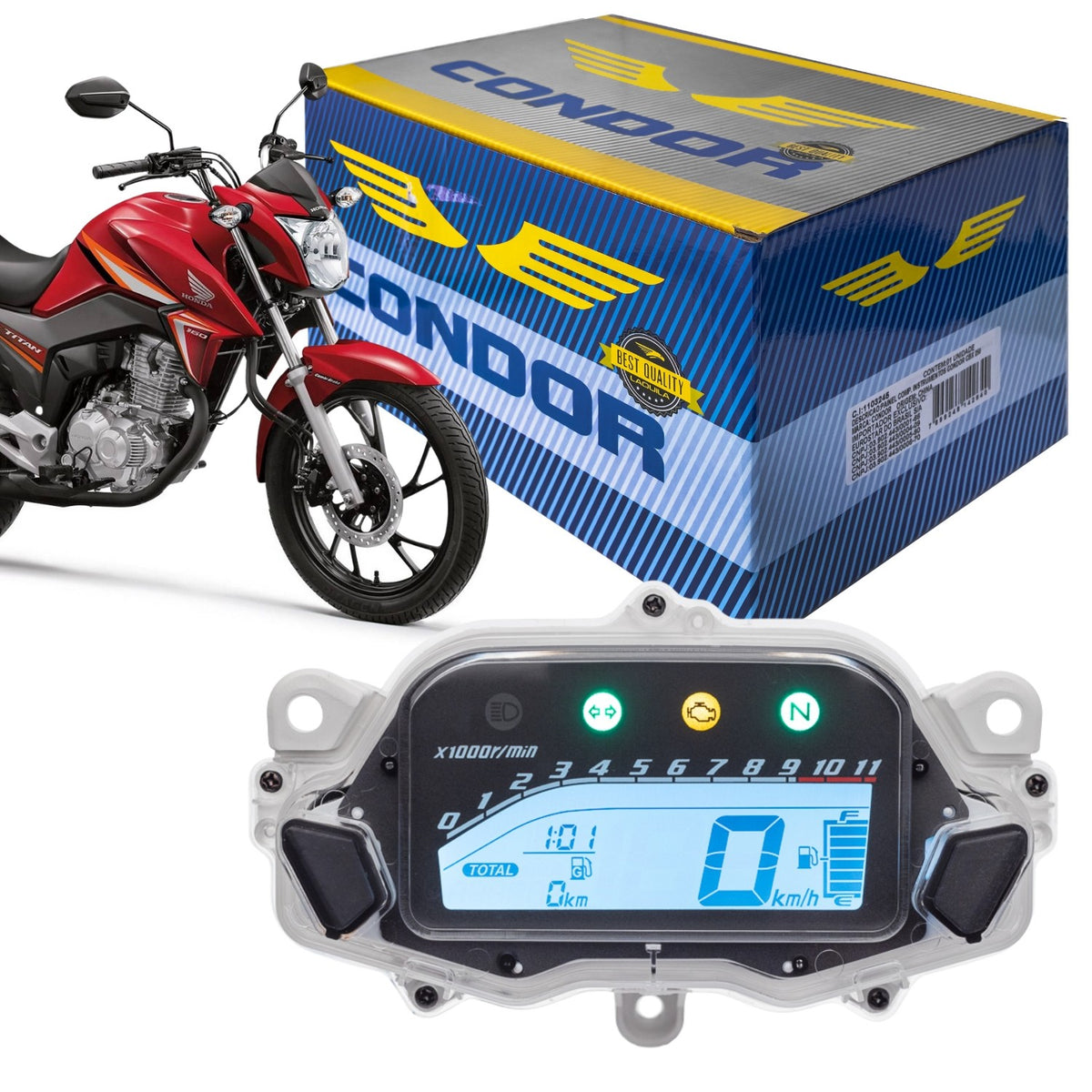 PAINEL COMPLETO VELOCIMETRO HONDA CG 160 2016 2017