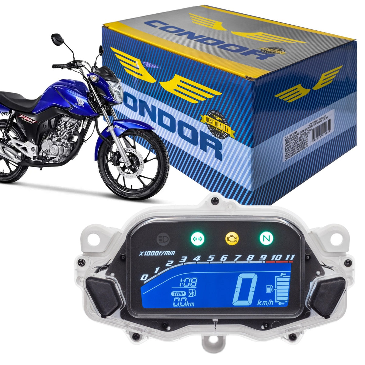PAINEL COMPLETO VELOCIMETRO HONDA CG 160 2018-2022