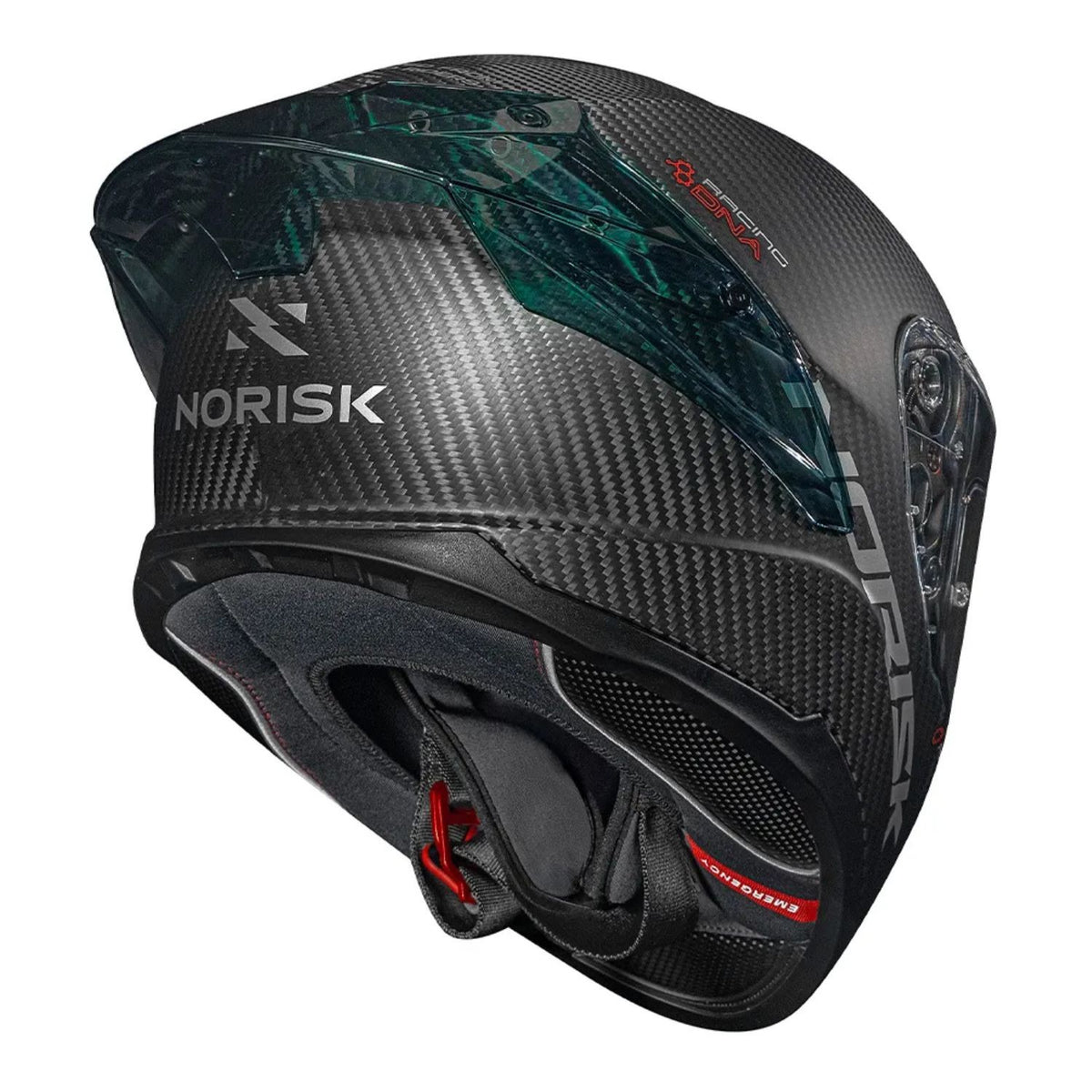 Capacete Norisk Carbon R Solid Preto Fosco Matte Carbon