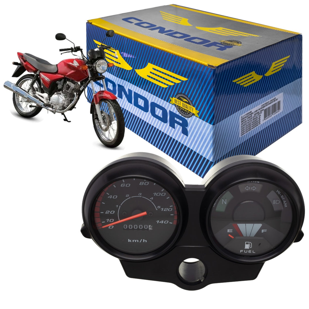 PAINEL COMPLETO VELOCIMETRO HONDA CG 125 ES KS 2000-2004