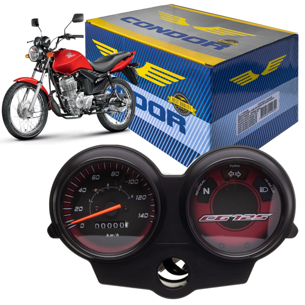 PAINEL COMPLETO VELOCIMETRO HONDA CG 125 2009-2013