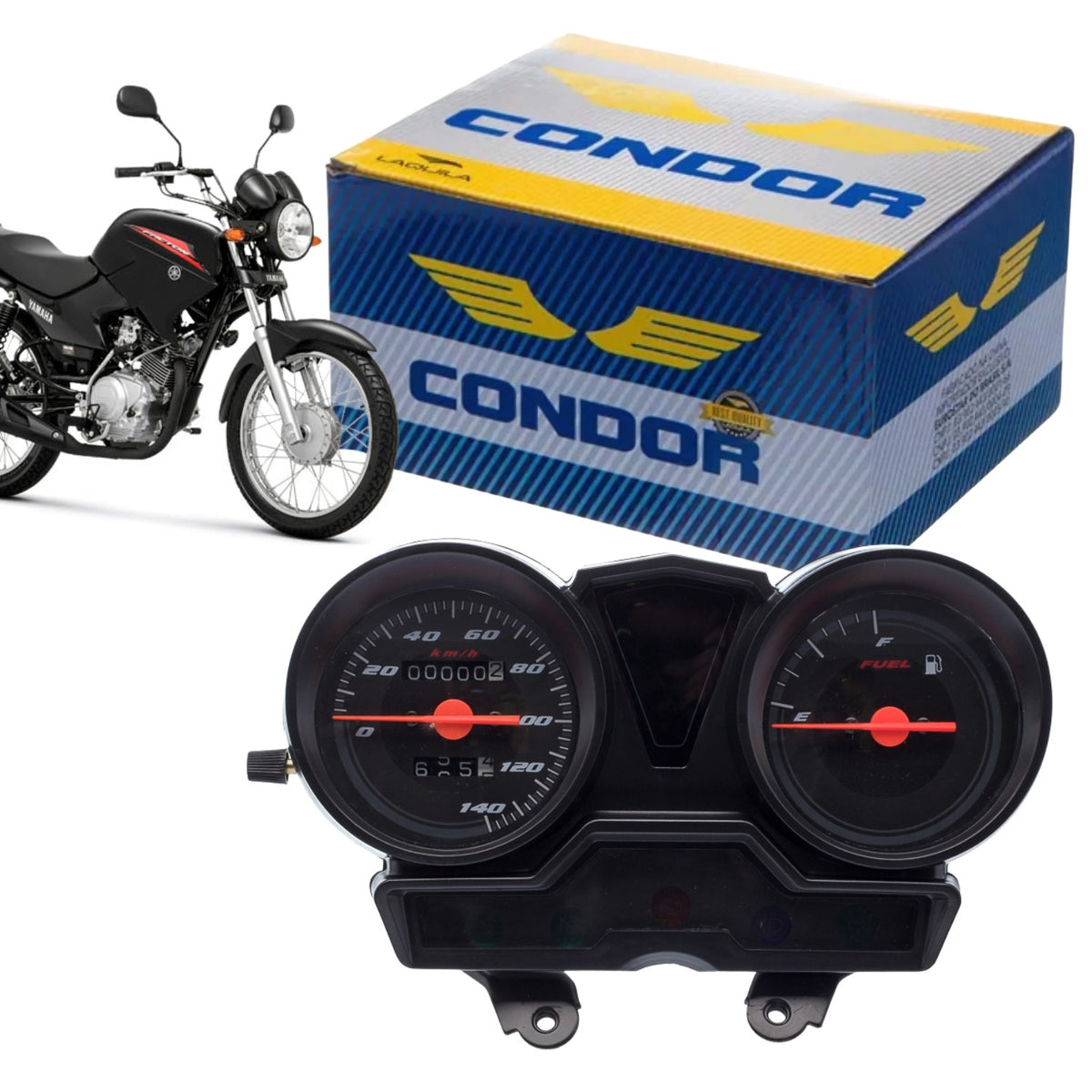 PAINEL COMPLETO VELOCIMETRO YBR FACTOR 125 2009-2013