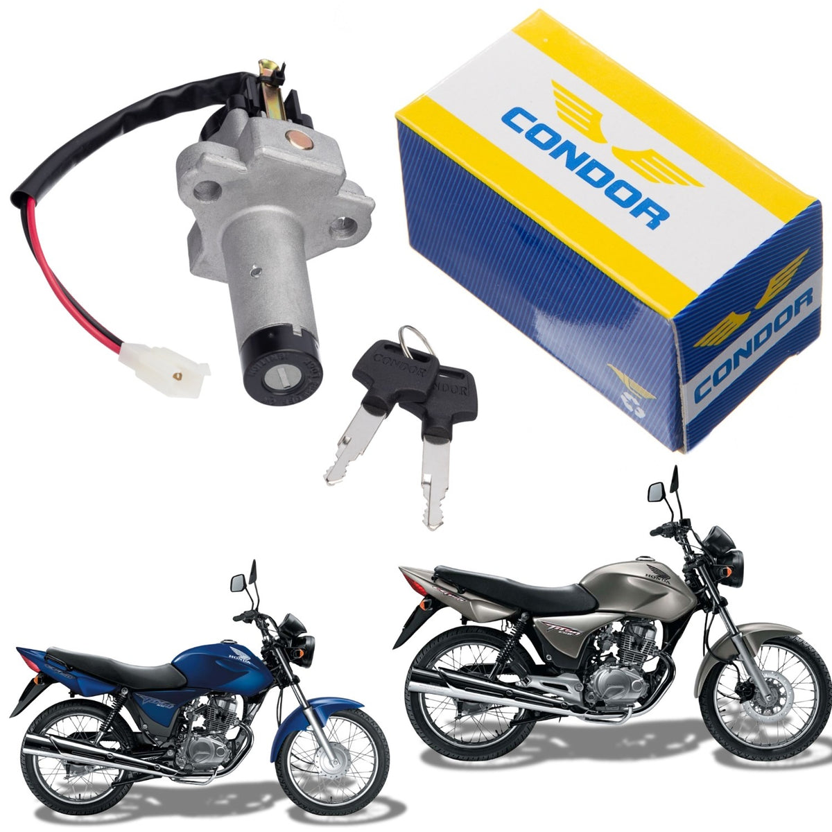 CHAVE IGNIÇÃO CG 150 TITAN KS ES ESD 2004-2008