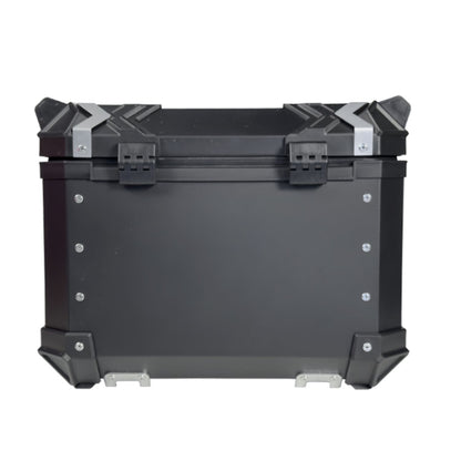 Bau para moto Gp Tech Traseiro Aluminio Preto 45 Litros M45