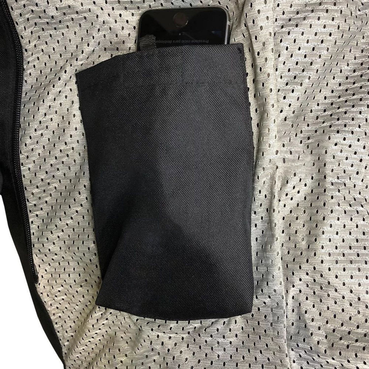 Jaqueta de motoqueiro GP Tech Soft Casual Resistente a agua Preto Cinza