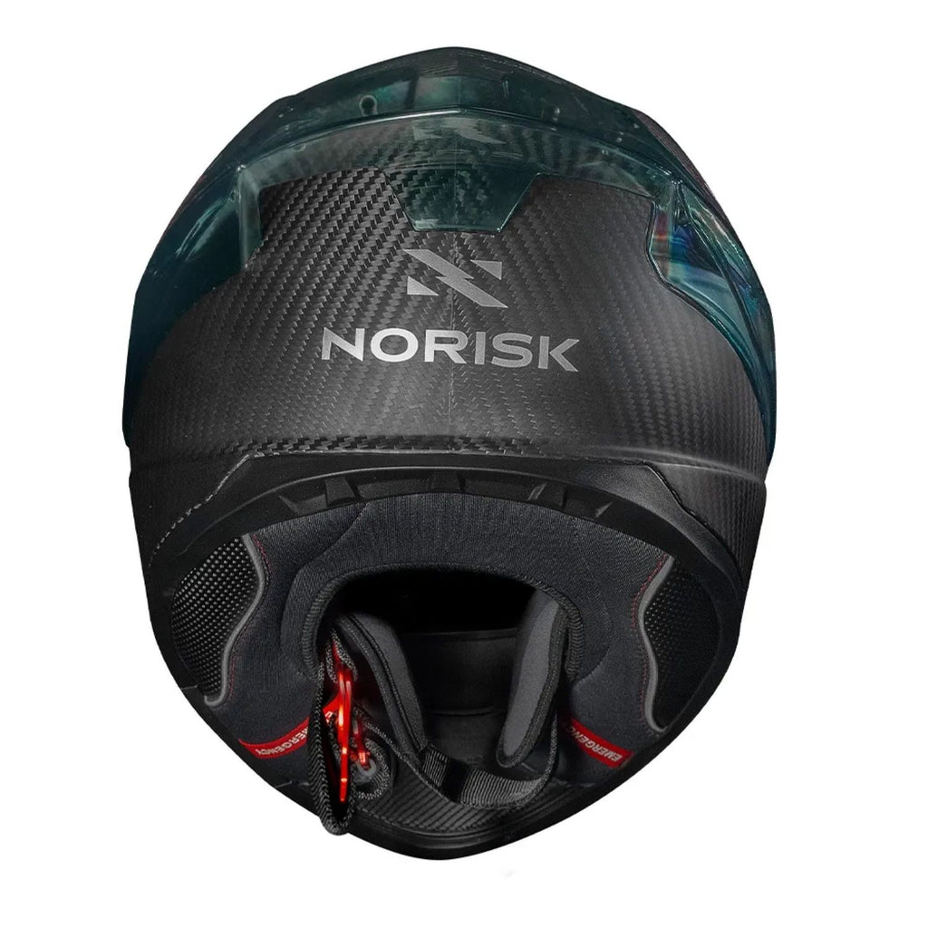 Capacete Norisk Carbon R Solid Preto Fosco Matte Carbon