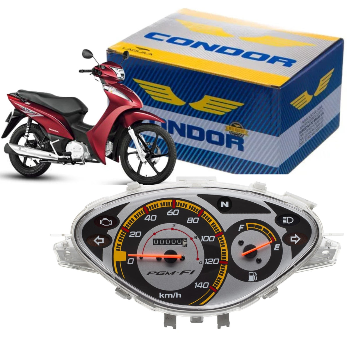 PAINEL COMPLETO VELOCIMETRO BIZ 125 KS 2009 2010