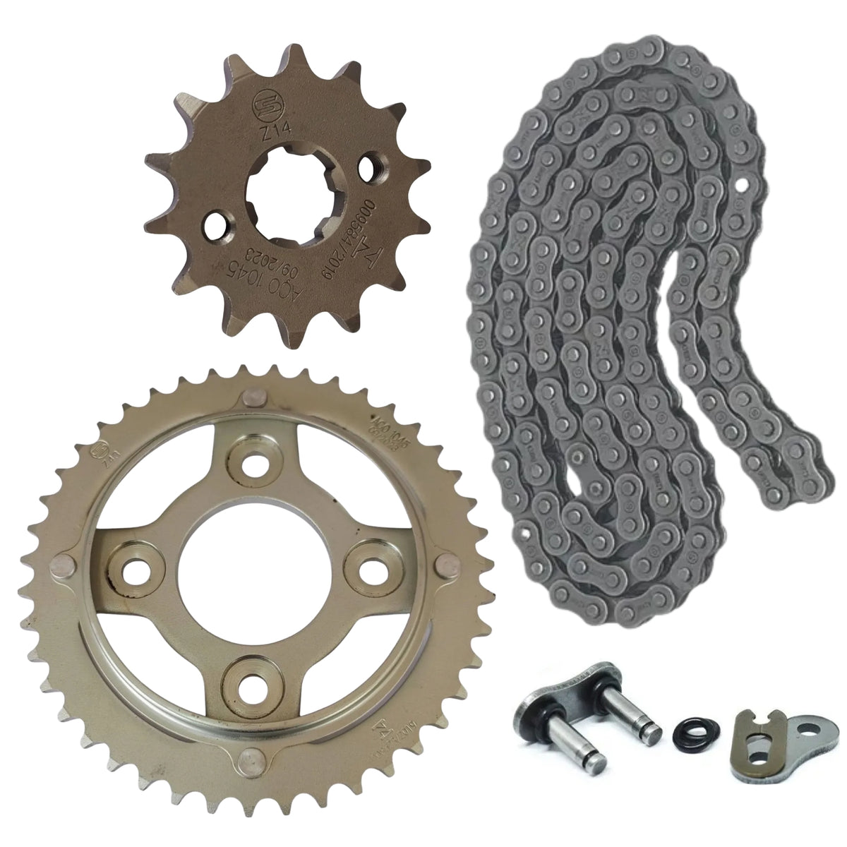 Kit Relação Transmissão Com Retentor Cg 125 Fan 2009-2013
