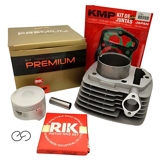 KIT PREMIUM COM CILINDRO PISTAO KMP HONDA CBX 200 STRADA