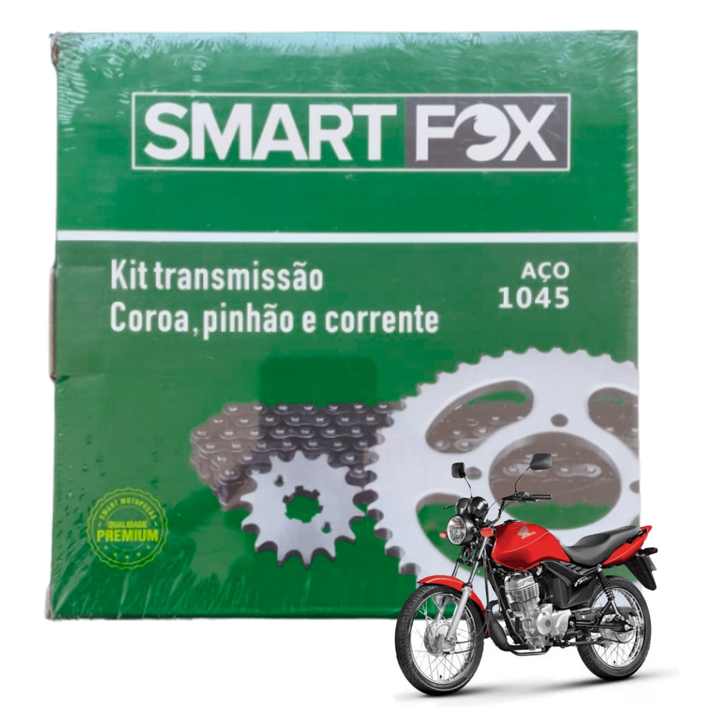 Kit Relação Transmissão Cg 125 Fan 2009-2013
