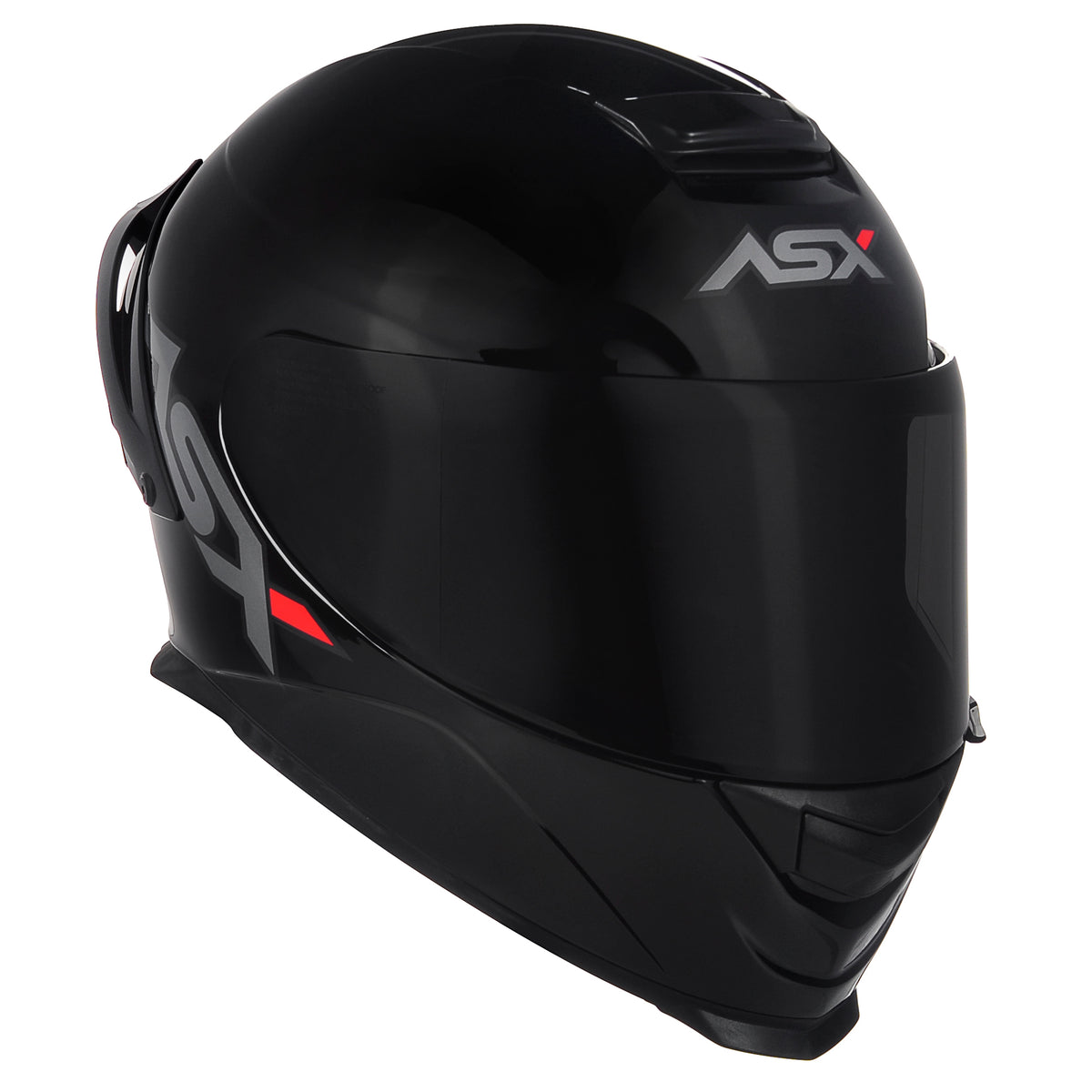 Capacete ASX Eagle Racing Solid Brilho Preto