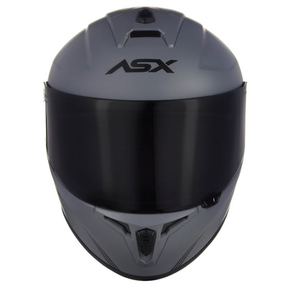 Capacete ASX draken Solid Fosco Cinza