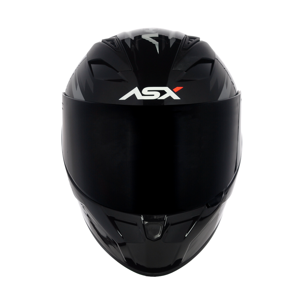 Capacete ASX City Arrow Preto/Brilho/Grafite