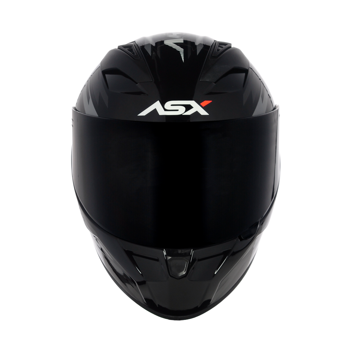 Capacete ASX City Arrow Preto/Brilho/Grafite