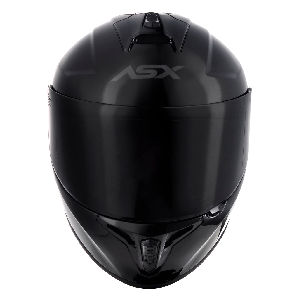 Capacete ASX draken Solid Brilho Preto