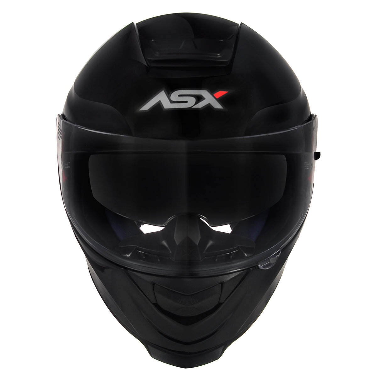 Capacete ASX Eagle SV Solid Preto Brilho