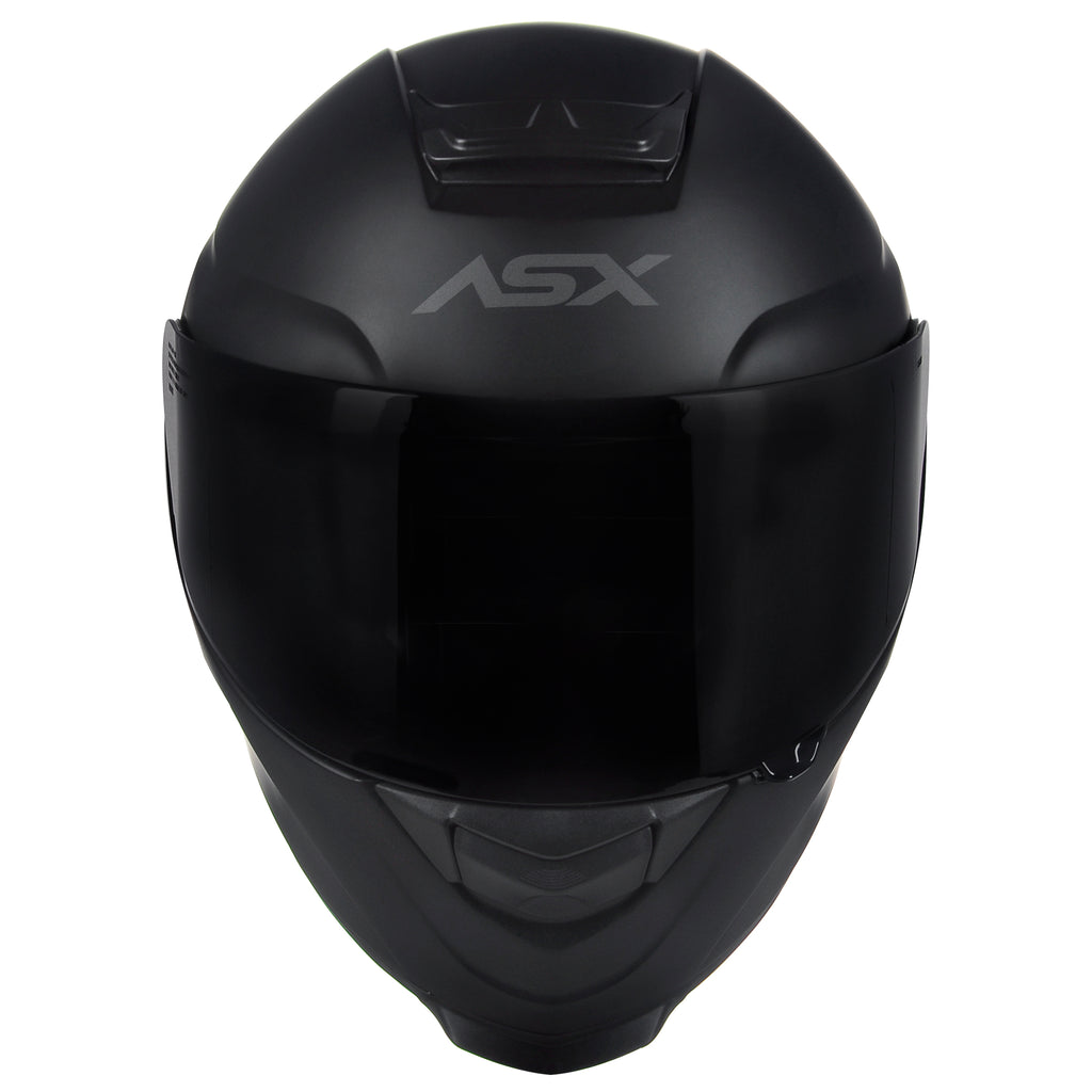 Capacete ASX Eagle Solid Fosco Preto/Cinza