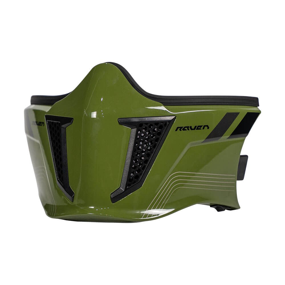 CAPACETE MOTO GP TECH ZOOM REVOLT ARMY C/ OCULOS VERDE