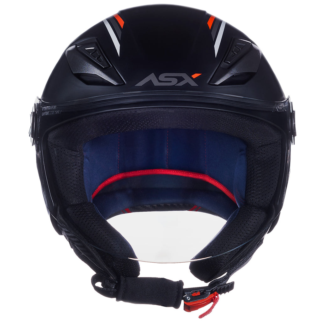 Capacete ASX City Air Fosco Solid Preto
