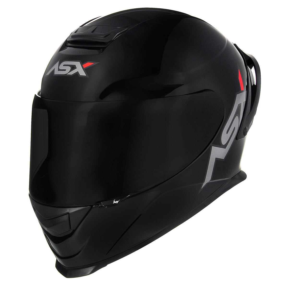 Capacete ASX Eagle Racing Solid Brilho Preto