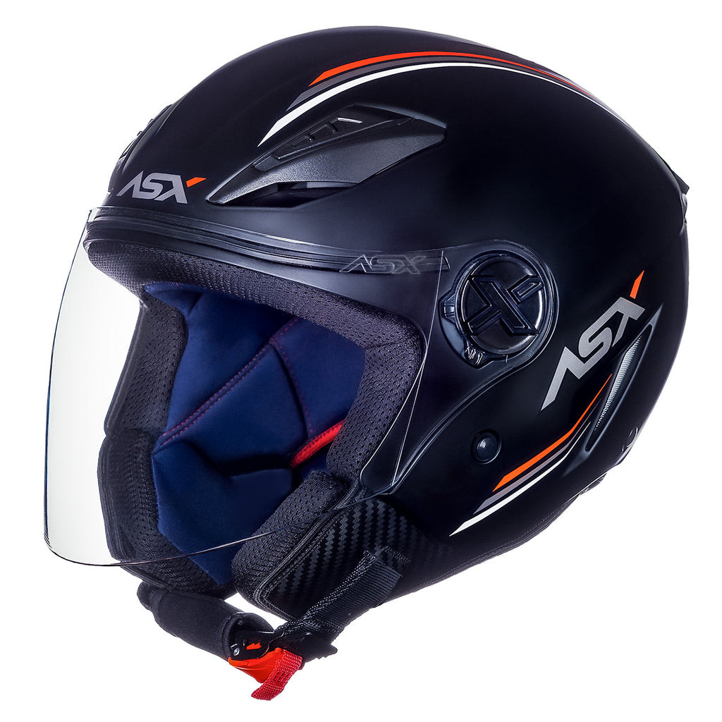Capacete ASX City Air Fosco Solid Preto