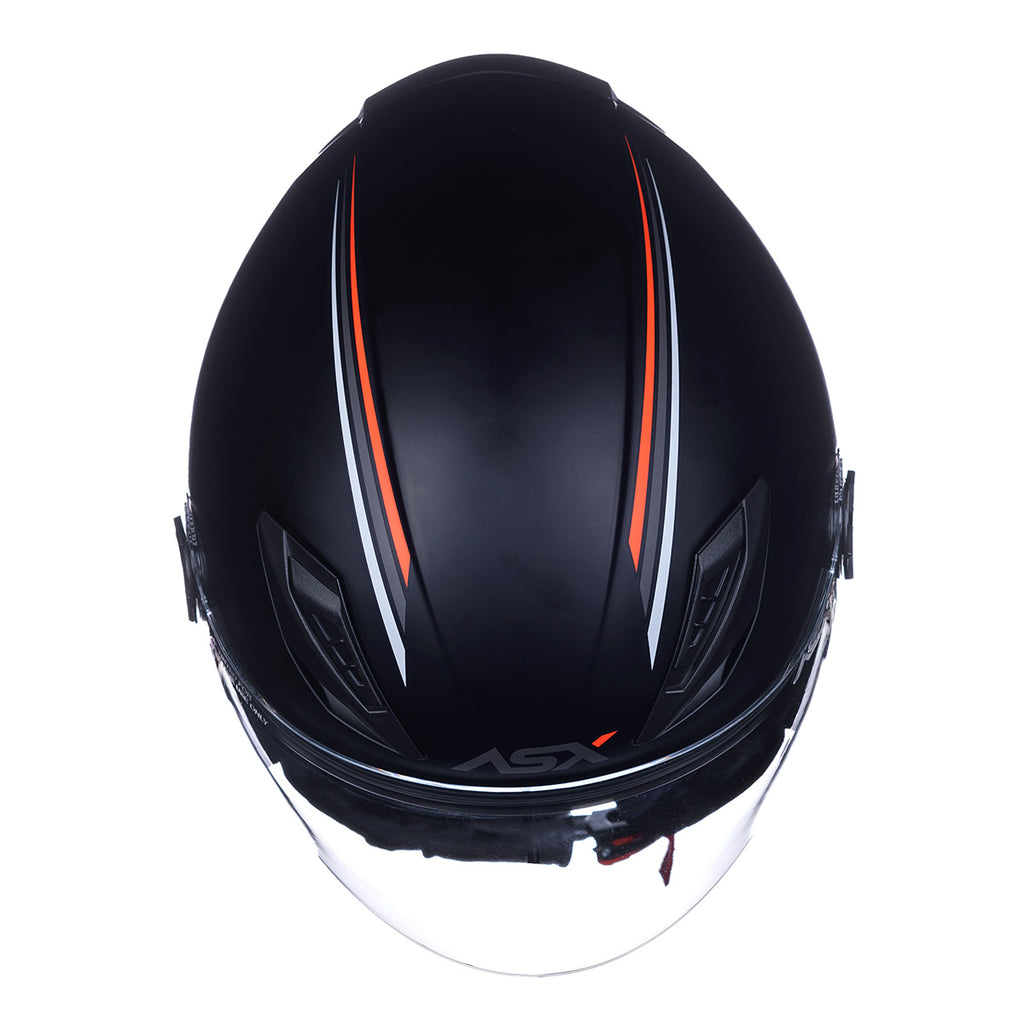 Capacete ASX City Air Fosco Solid Preto