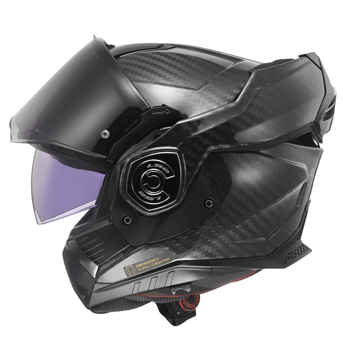 Capacete Ls2 Advant X Carbon ff901 Solid Preto