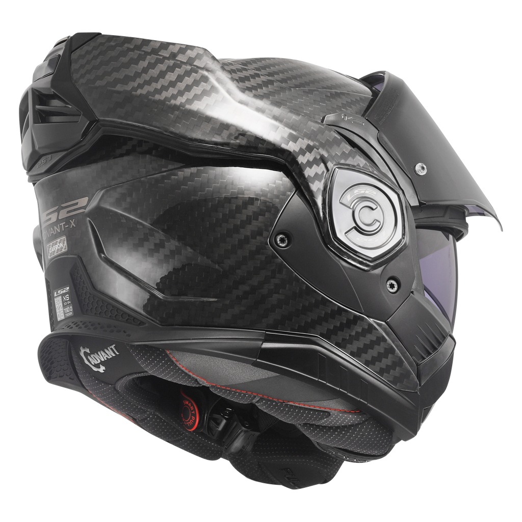 Capacete Ls2 Advant X Carbon ff901 Solid Preto