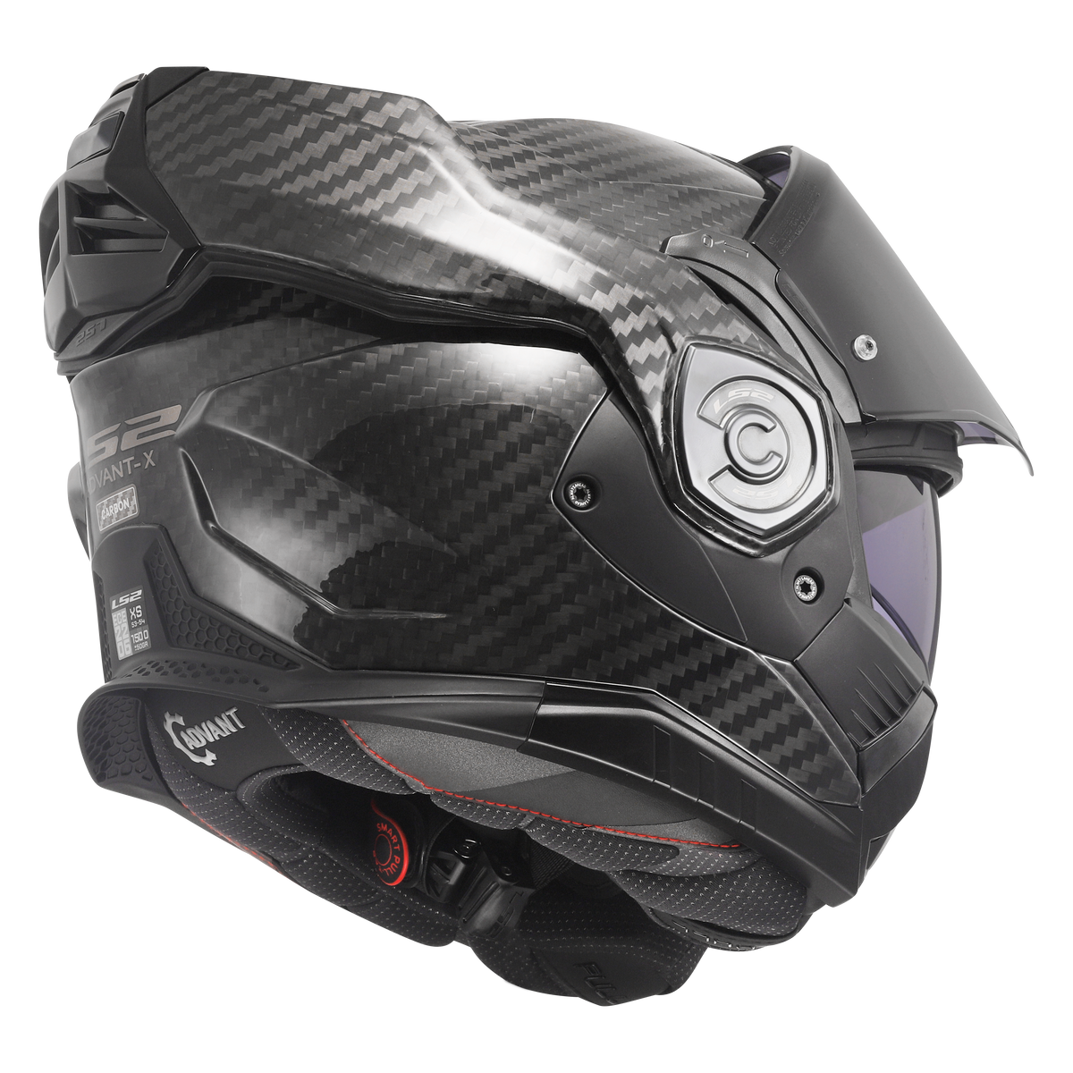 Capacete Ls2 Advant X Carbon ff901 Solid Preto