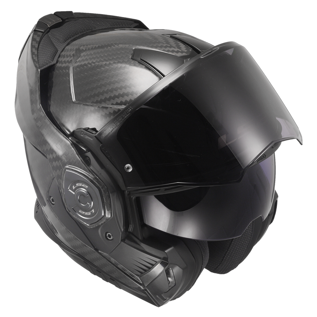 Capacete Ls2 Advant X Carbon ff901 Solid Preto