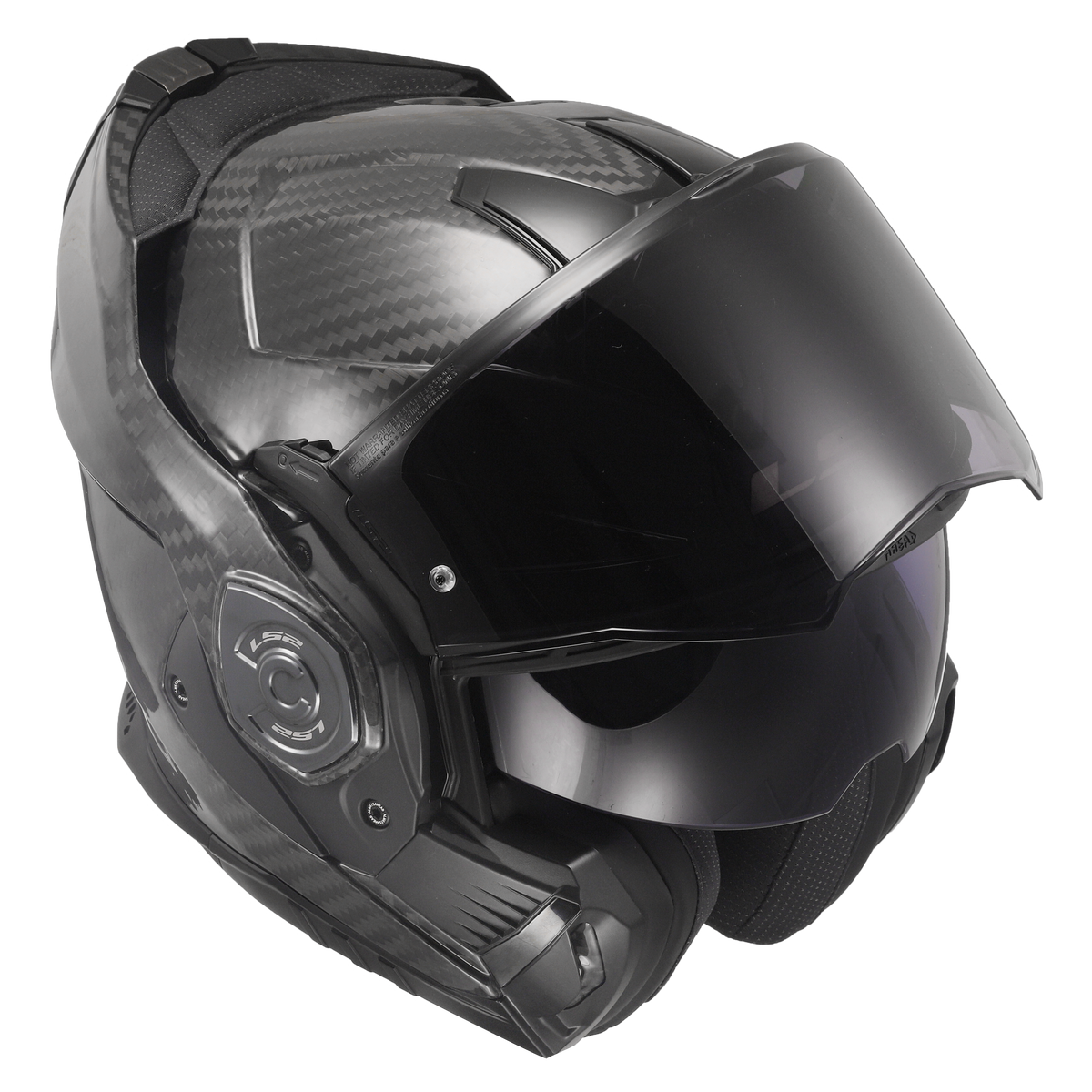 Capacete Ls2 Advant X Carbon ff901 Solid Preto